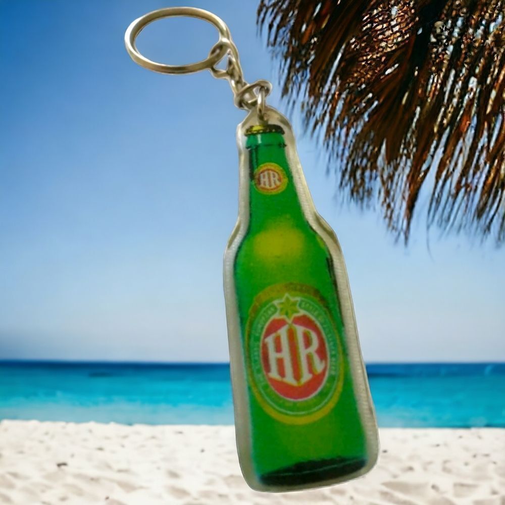 Hijos De Rivera Key Ring Spanish Beer Keychain Bottle Promo Fob Holder Brewery